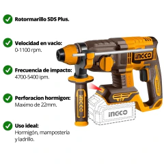 Combo Ingco 20 V Taladro Percutor 66 Nm + Rotomartillo SDS Plus 11000 Rpm + Sierra Circular Disco 140mm + Sopladora 18000 Rpm 2,7m3/min en internet