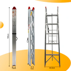 Escalera Plegable Ja 5 Escalones Aluminio Liviana Domestica - tienda online