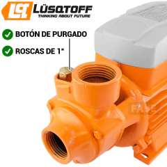 BOMBA PERIFERICA MONOFASICA LUSQTOFF 1/2 HP 370W 20 METROS ALTURA MAXIMO 30 L/MIN en internet