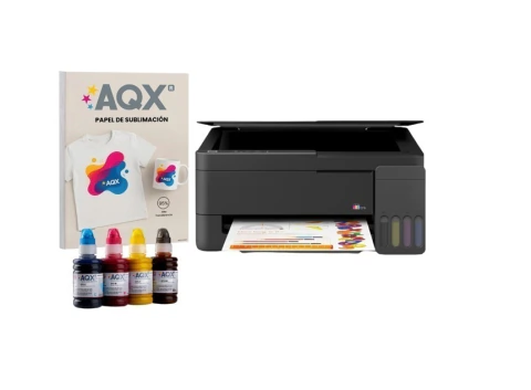 Impresora L3310 Ecotank + Tintas Sublimacion + Resma A4