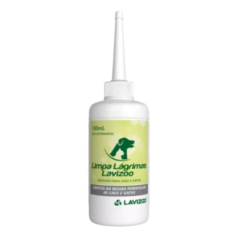 Limpa Lágrima Ácida Lavizoo 100ml Cães e Gatos