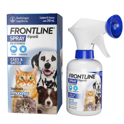 Antipulgas Para Cães e Gatos Frontline Spray 250ml