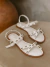 Rasteira Olivia Off white - comprar online