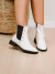 BOTA CHELSEA MIRELLA STRASS BRANCO - comprar online