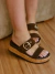 Papete Flatform com Fivela Quiz na internet