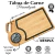 Imagem do Tábua de Carne Personalizada TIME + NOME com Acabamento em Resina – Design Exclusivo e Sofisticação Premium - (cópia)
