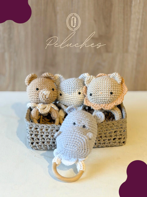 Peluches tejidos Amigurumis Sonajeros