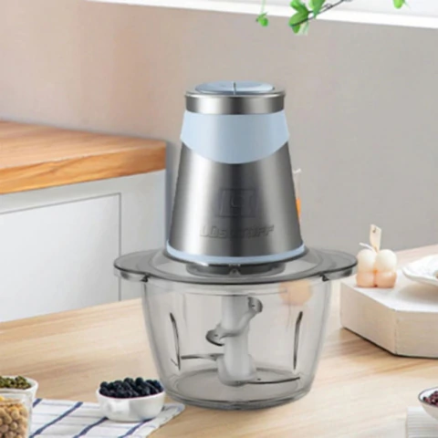 Picadora Eléctrica Lusqtoff 500W 1,2 L Bowl de Vidrio LQ-CH080