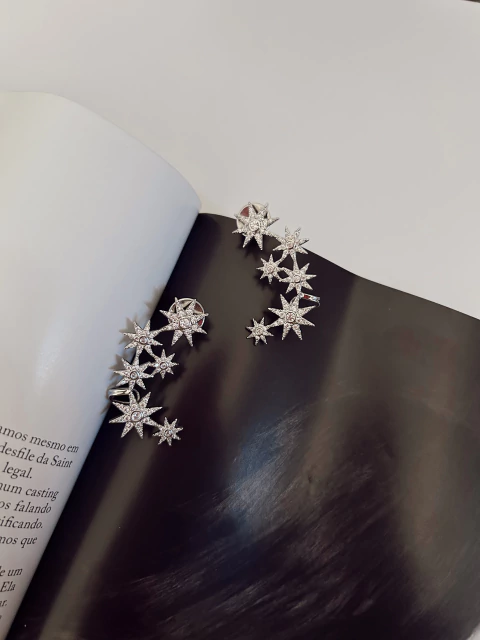 Ear Cuff Estrela Prata