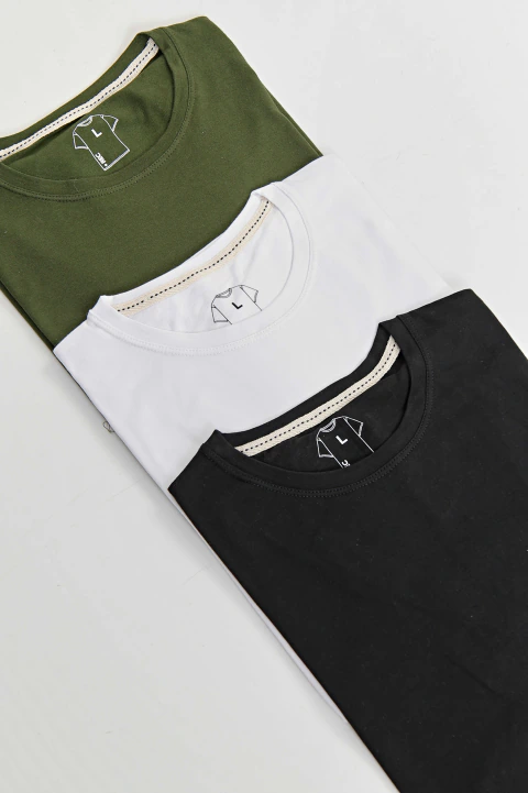 Pack x 3 Remeras Pomelo -Slim Fit -