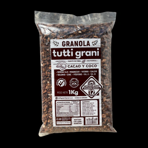 Granola con cacao y coco 1000gr TG
