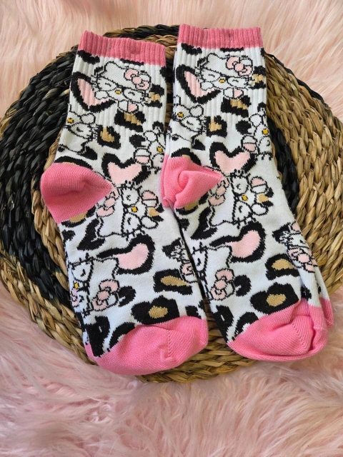 Medias 3/4 kitty print T 35 al 40/42