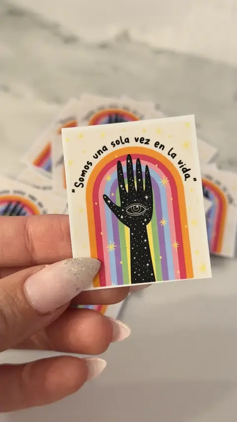 Sticker somos una sola vez