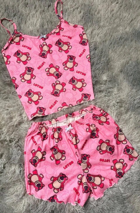 Pijama MUSCULOSA + SHORT lotso [morley]