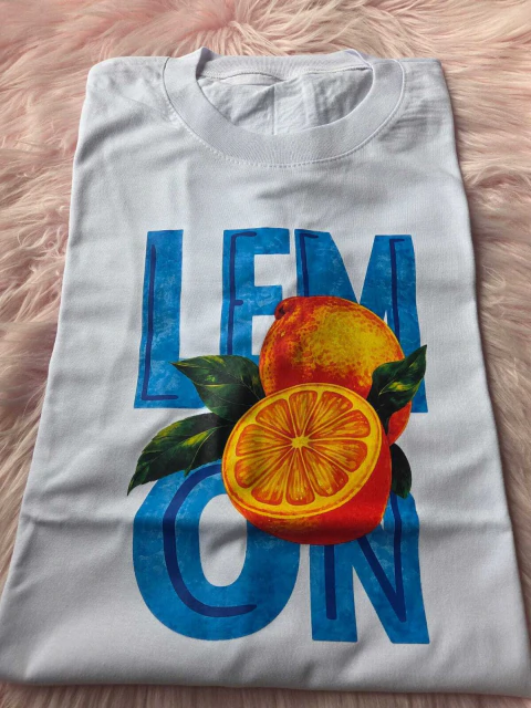 Remera de algodon LEMON