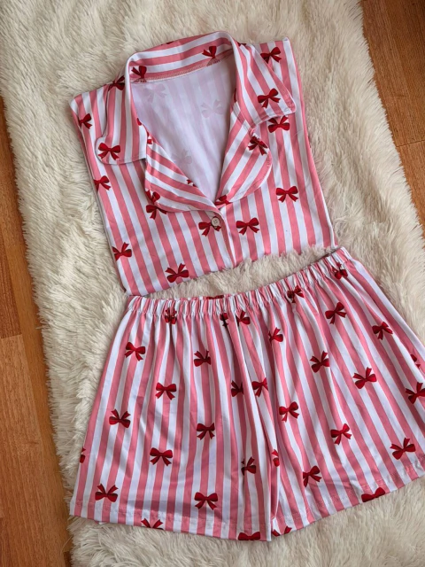 CAMISERO CAMISA + short moños