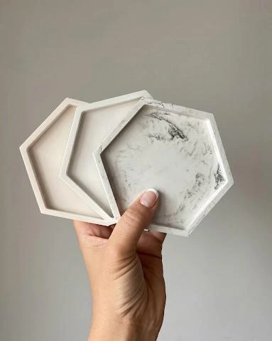 Joyero / Posavaso Hexagonal