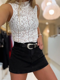 MUSCULOSA ENCAJE - tienda online
