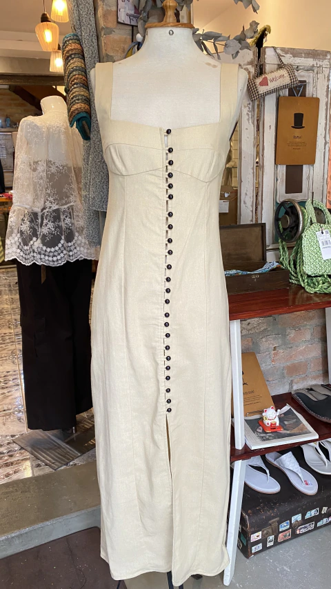 Vestido de Linho Tropi (P)