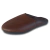 Chinelo Couro com Lã Marrom Café