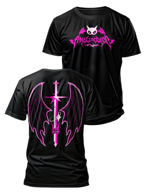 Camiseta Amaldiçoado • Iluminicho • Preta
