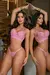 Conjunto Bibi Rosa Hera - Personalizável (não acompanha as letras)