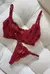 Conjunto Chantilly Vermelho Cereja