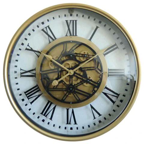 Relógio Decorativo de Parede em Metal Braz 69cm