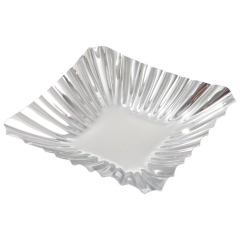 Bandeja Quadrada Swinley II em Aço Inox 36cm