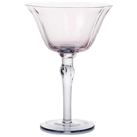 Taça para Vinho Atalaia em Vidro Rosa 180ml
