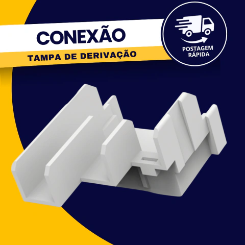Conexão Para Canaleta Derivação Branco Durín