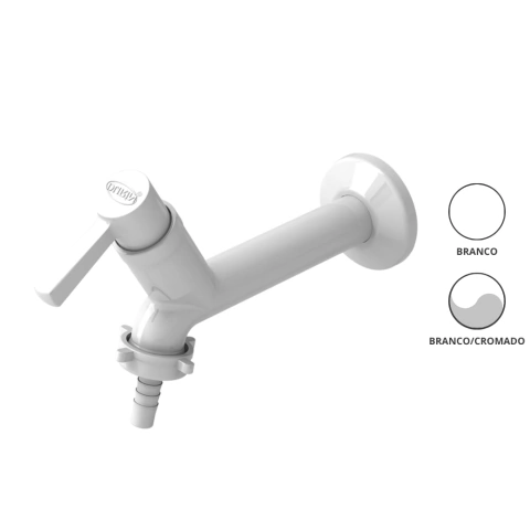 Torneira 15cm Para Pia Parede Ándria 1/4 De Volta Durín - comprar online