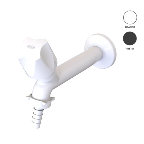Torneira 15 cm Para Tanque Com Bico Parede Búzios Rotativo Durín - comprar online