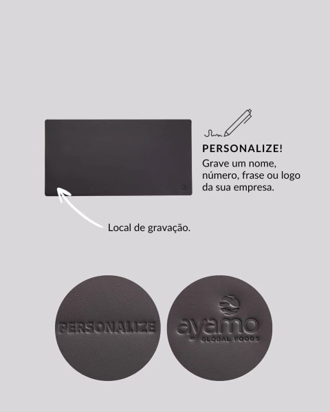 Desk Pad em couro 60X31cm | Zurich Cafe