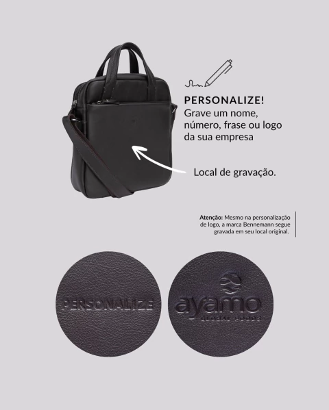 Bolsa Tiracolo Tour de Couro | Madrid Marrom - comprar online
