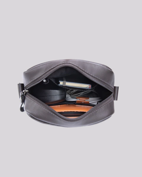 Shoulder Bag Couro | Madrid Marrom na internet