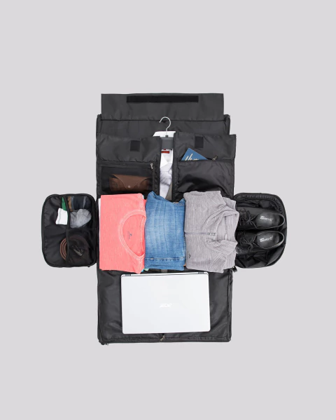Bolsa Porta Terno em couro | Rome Preto