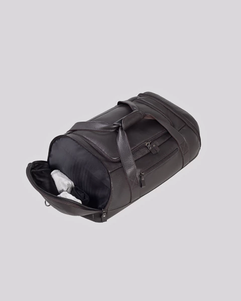 Imagem do Bolsa Mochila de Viagem em Couro | Rome Café