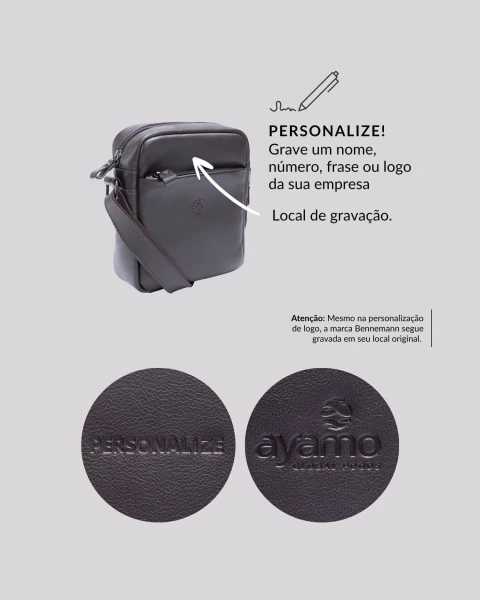 Shoulder Bag Couro | Madrid Marrom - loja online