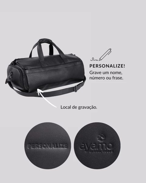 Bolsa Porta Terno em couro | Rome Preto - Bennemann - Loja Oficial