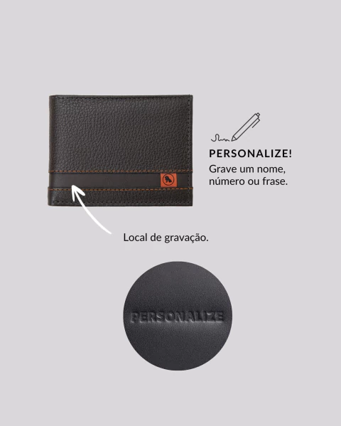 Imagem do Carteira Pequena RFID Basic | Paris Chocolate