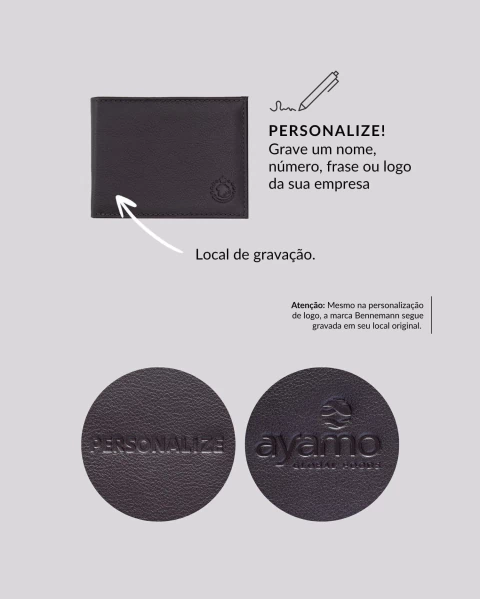 Imagem do Carteira Pequena RFID Basic | Madrid Marrom