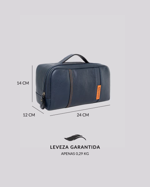 Necessaire de Couro | Paris Azul - comprar online