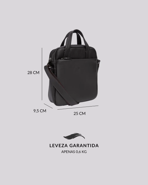 Bolsa Tiracolo Tour de Couro | Madrid Marrom