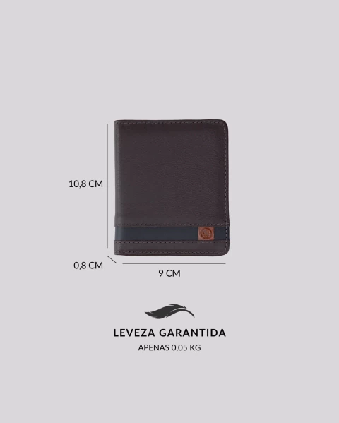 Carteira Slim RFID Cnh | Siena Marrom - loja online