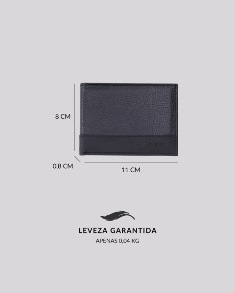 Carteira Slim RFID Cnh | Rome Preto - loja online