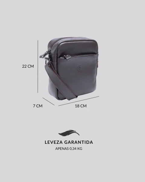 Shoulder Bag Couro | Madrid Marrom - Bennemann - Loja Oficial