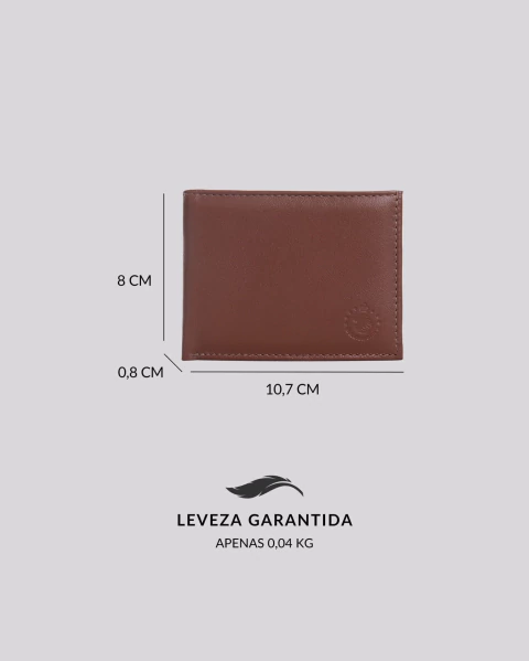 Carteira Pequena RFID Basic | Madrid Caramelo - loja online