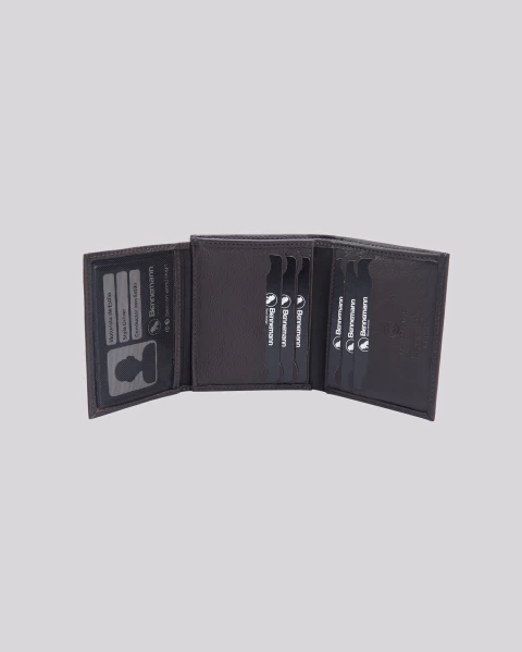 Carteira Dobravel Vertical RFID | Madrid Marrom na internet
