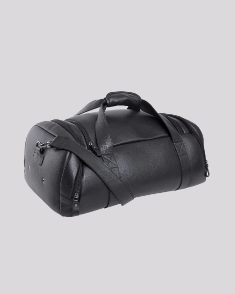 Bolsa Mochila de Viagem em Couro | Rome Preto na internet